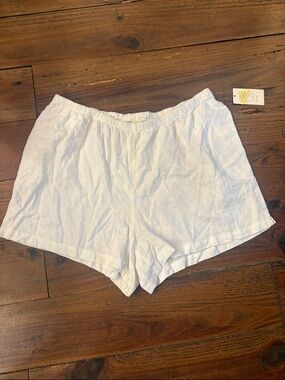 a new day White High-Waist Linen-Look Women’s Shorts